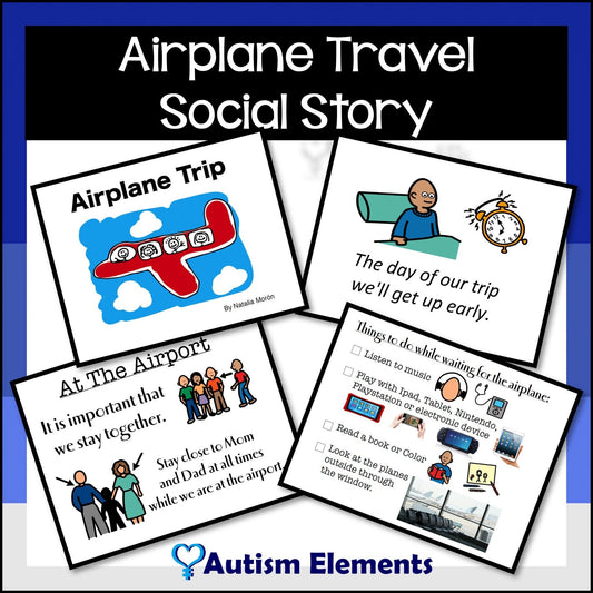 Airport Social Story- Visuals- Travel Visuals- SPED & Autism Resources