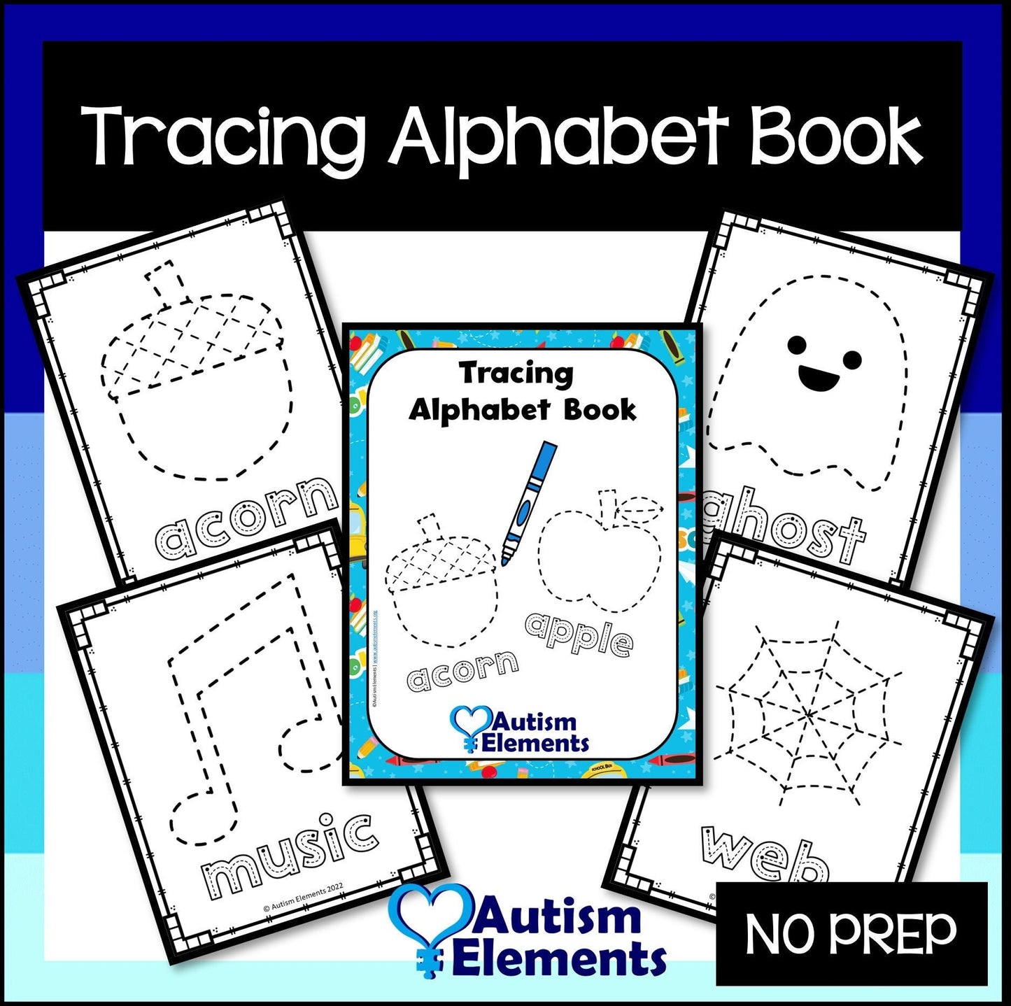 Alphabet Tracing- Fine Motor Skills- Autism & Special Education