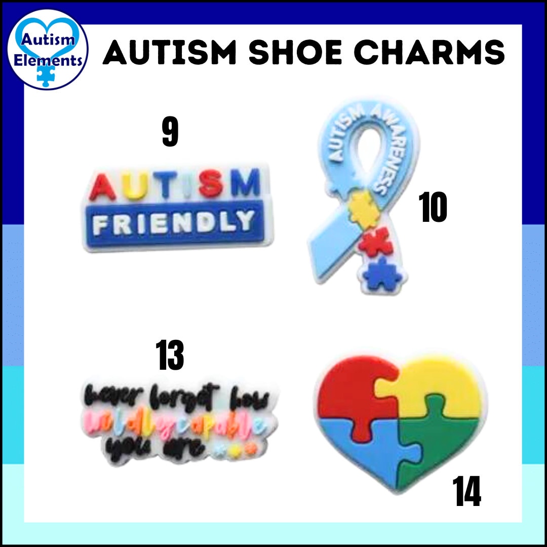 Autism Shoe Charms