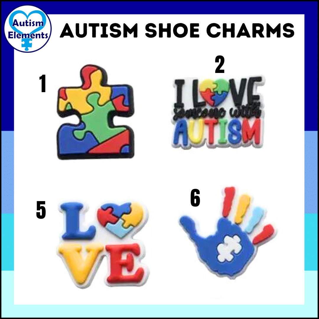 Autism Shoe Charms