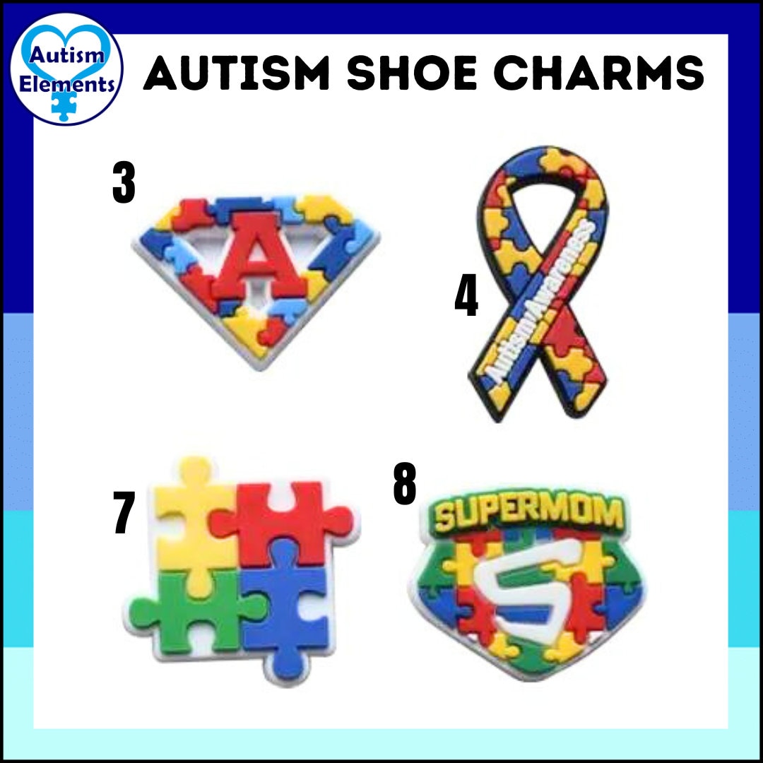 Autism Shoe Charms